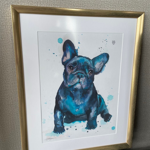 Slaveika Aladjovaによるブラックフレンチブルドッグベビー限定版