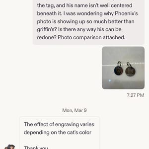 Comprador de Etsy ha añadido una foto de su compra