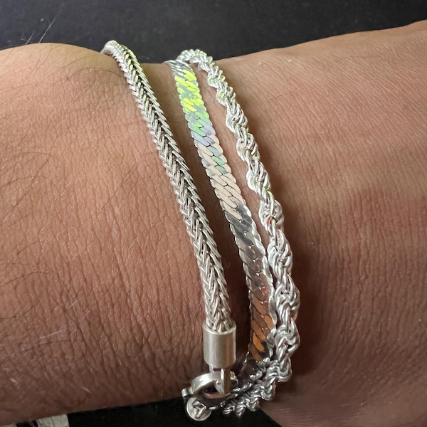 Basic Chain Bracelet (925 Silver)
