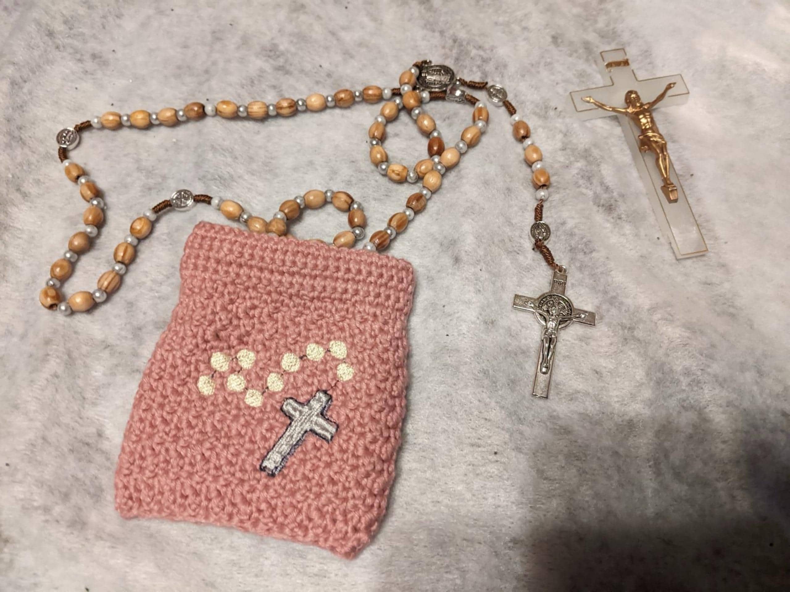 Handmade Rosary Pouch