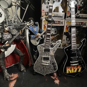 KISS Collectible Paul Stanley KISS Logo Iceman Guitar - Licensed