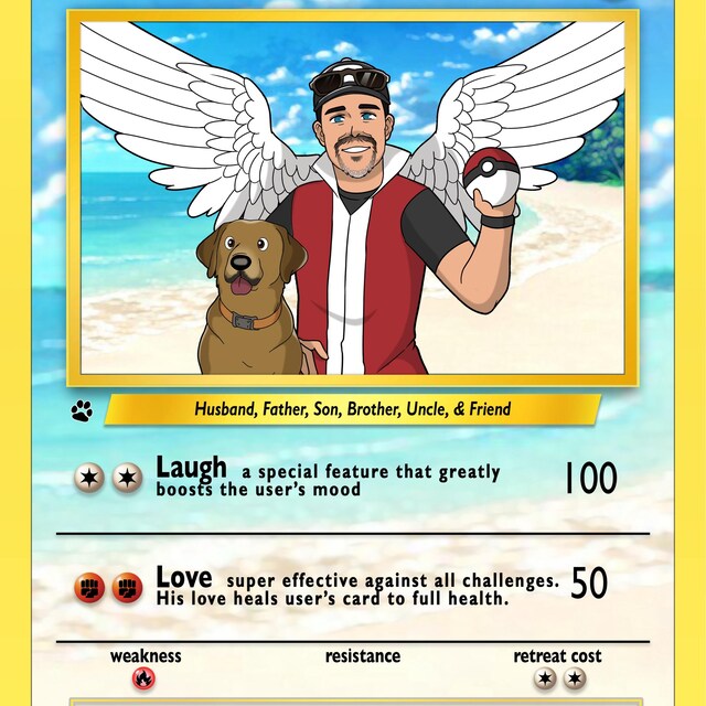 Custom Pokemonstyle Portraits | Poke Cards | Digital Image | Pokepet Monster  | Personalized Cards | Custom Poke Card Digital Designs Gift - Etsy