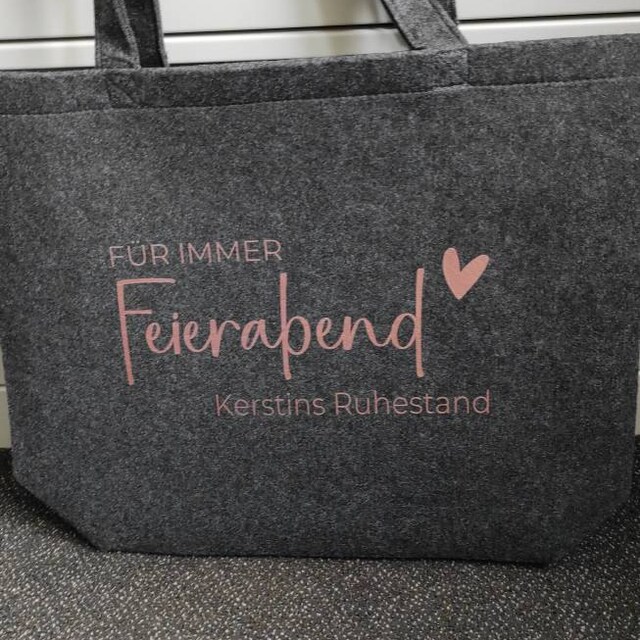 Ruhestandsgeschenk Für Frauen – Reißverschluss-Make-up-Tasche, Bedruckt, Beige, 25x20 Cm