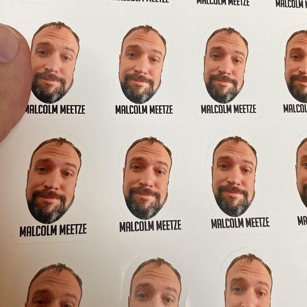 Custom Face Stickers Personalized Stickers Custom Party Favors 30th Custom face stickers personalized stickers custom party favors 30th