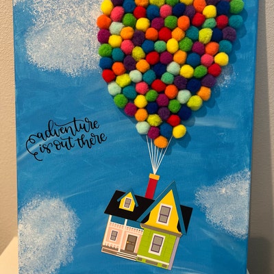 Adventure House SVG, Balloon House SVG, Colorful House SVG, House Cut ...