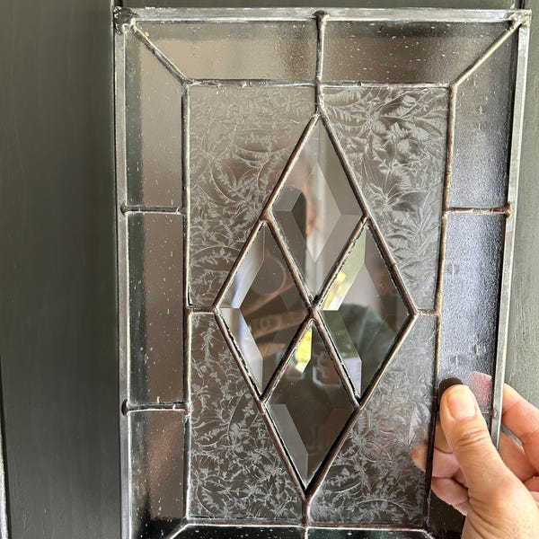 Picture of Beveled Glass Panel - Etsy