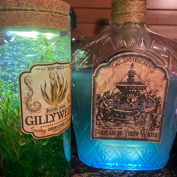 Digital Download | Gillyweed Potion Label | Download and Print - Etsy