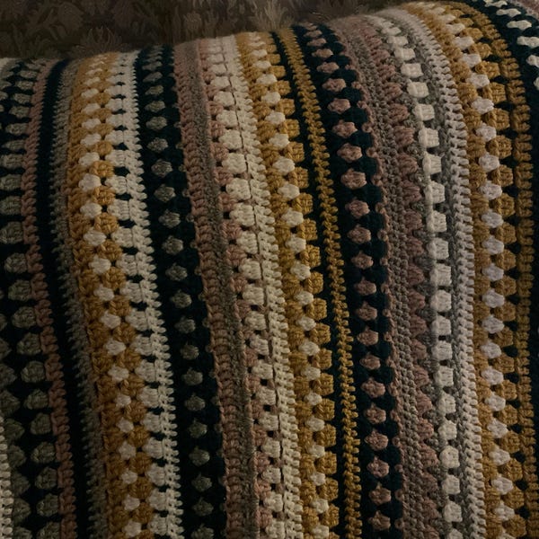 Riverbed Blanket Crochet Pattern | Video Tutorial Included | 14 Sizes ...