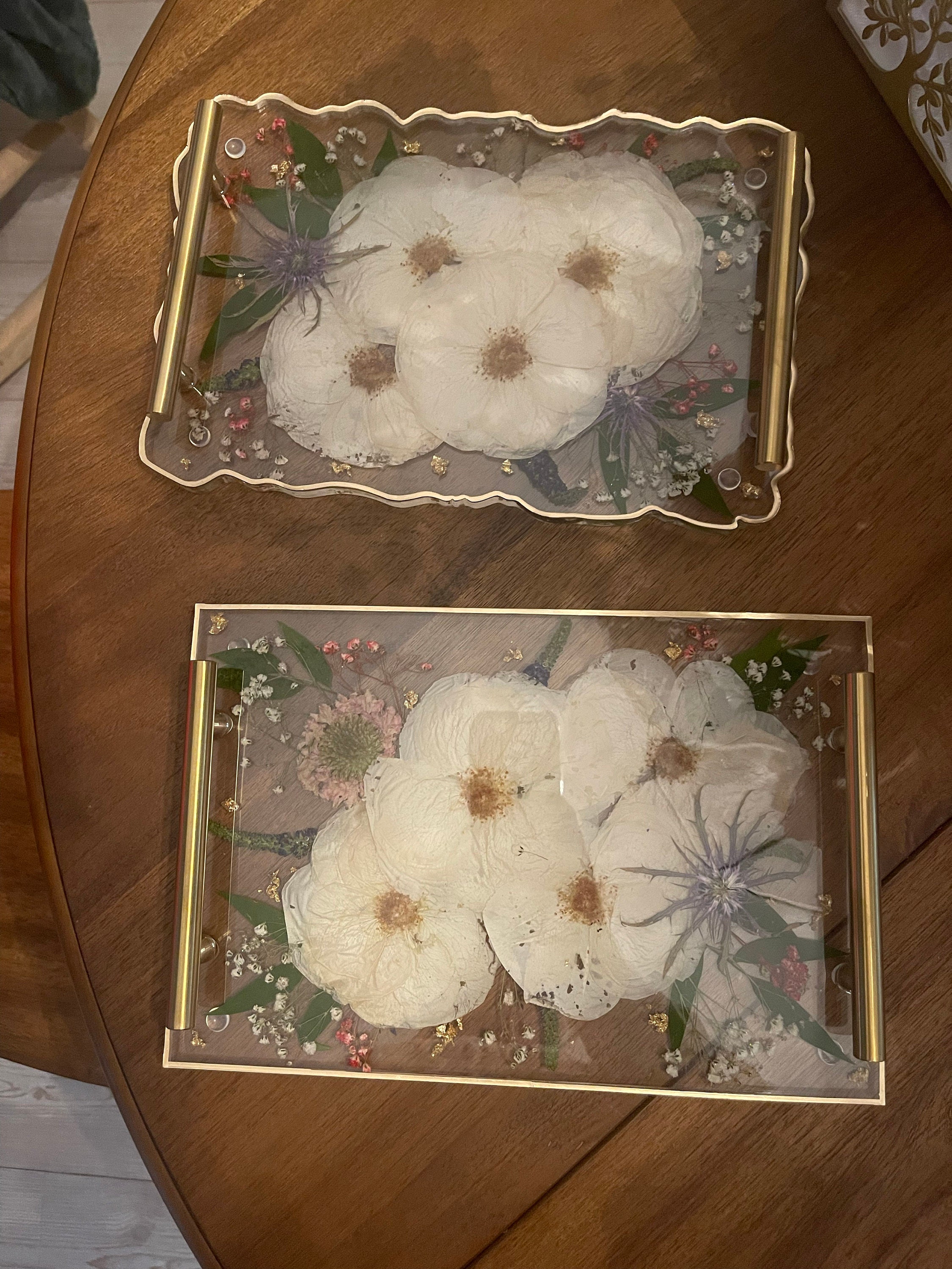 Preserved flowers from Brittany's etsy review