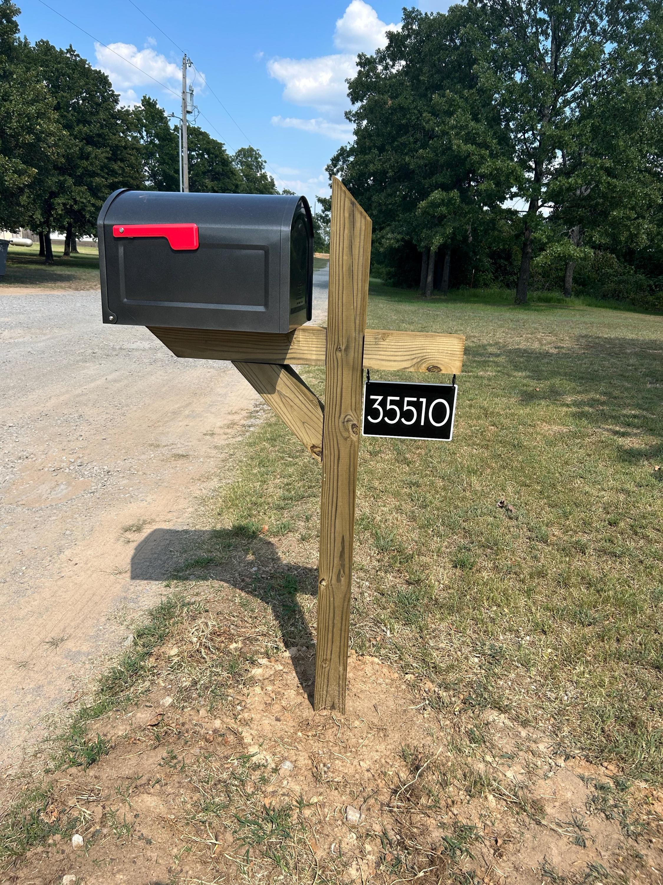Mailbox or House address sign- Street number- House number- address sign for mail, delivery address sign, Emergency house numbers, aluminum