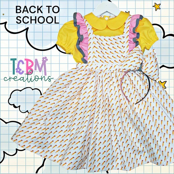 Girls Blouse PDF Sewing Pattern – Peter Pan Collar – Puff Sleeves ...