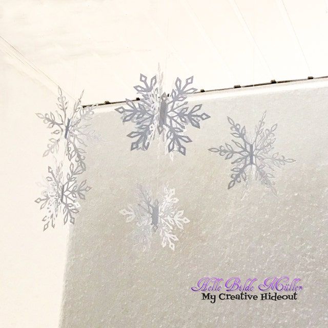 DIY 3D Snowflakes » SVG Designs For a Magical Woodland