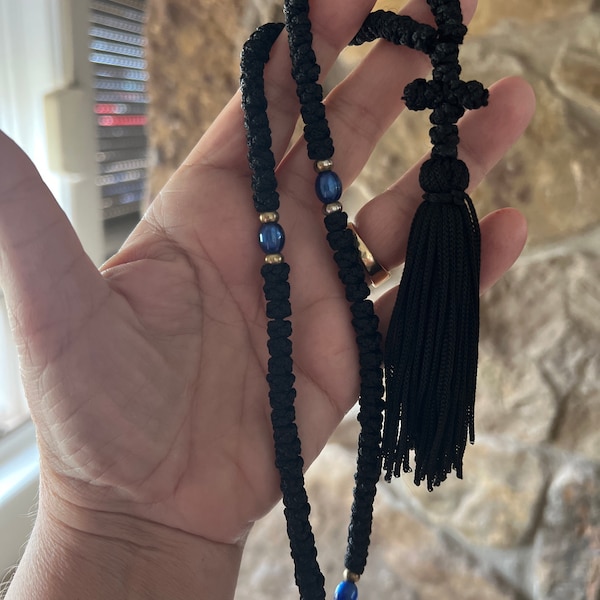 Greek Komboskini, Orthodox Prayer Rope 100 Knots, Brojanica, Komboskini ...