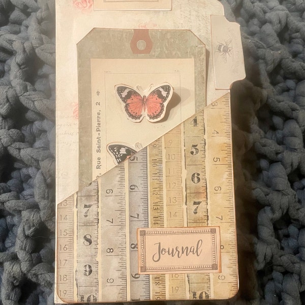 Page Pockets No. 3 Junk Journal Folio Kit, Folder, Shabby, Pink, Insert ...