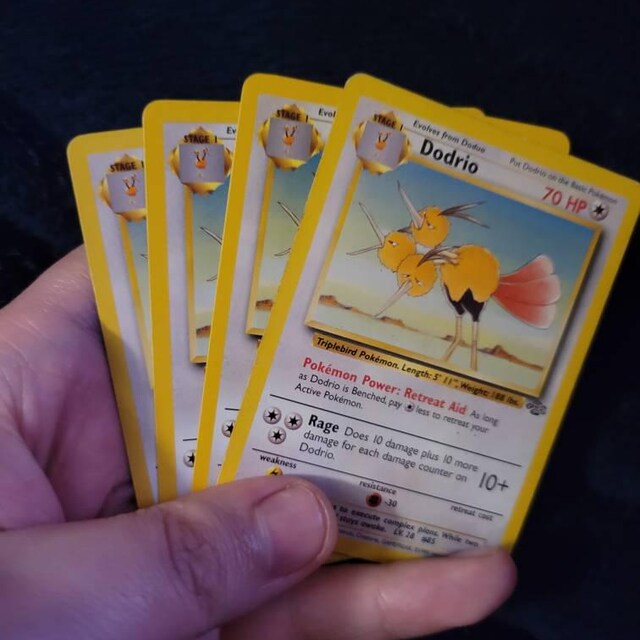 Vintage Uncommon - Set/4 Dodrio Jungle Non-holo Pokemon Cards 34/64 - LP - Etsy Vintage Uncommon - Set/4 Dodrio Jungle Non-holo Pokemon Cards 34/64 - LP - Etsy