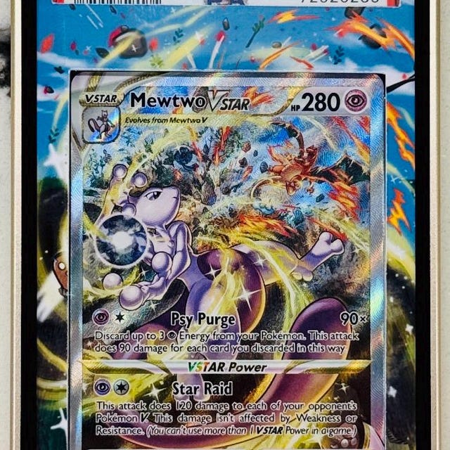 Mewtwo VSTAR PSA CGC Beckett | Extended Art Display Case for Pokemon Card -  Etsy