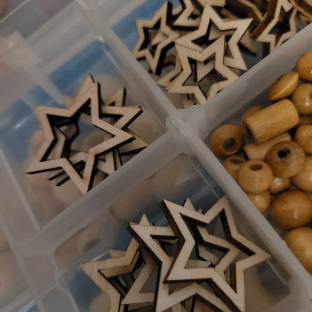 50 Tiny 1/4 inch Wood Stars- DIY, Flag Crafts, Flag Making – Church House  Woodworks