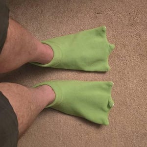 シューズ・サンダルその他 MOLLIOLLI Heel overshoe type eco-fur indoor shoes green chec Green Velvet Shoes, Green Velvet Cross Heels, Green Criss