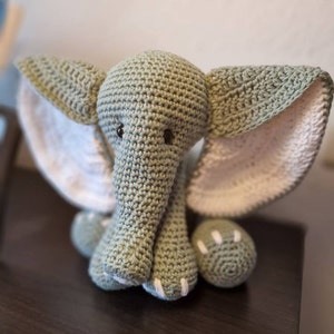 Buy Everly the Elephant Crochet PDF Pattern ONLY Digital File Online in ...