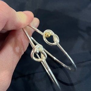 Love Knot Bracelet 925 Sterling silver-Rhodium Gold- Beach Ball Jewelry Collection From Michael's in Provincetown ships from cape Cod