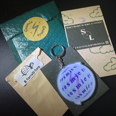 Cosmic Keychain Inspired by Kamala Khan Ms Marvel Sticker - Etsy