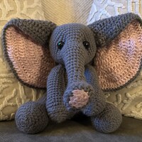 Buy Everly the Elephant Crochet PDF Pattern ONLY Digital File Online in ...