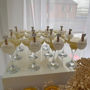 Personalised Party Drink Toppers Premium Wafer / Hen Party Birthday ...