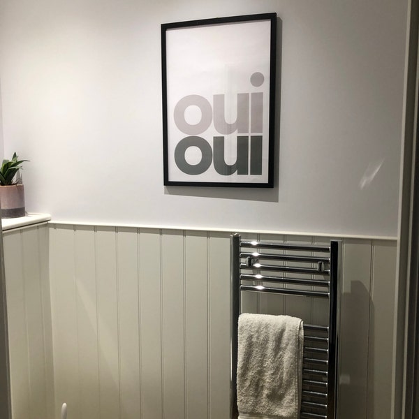 Toilet Bathroom Wall Art Prints Posters Pictures OUI OUI Contemporary ...