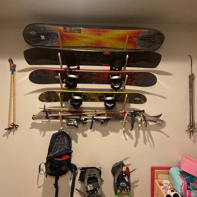 The Pacifica Freestanding Surfboard Display Rack - Holds 4 Boards, Made From Baltic Birch With Rubber & Foam Padding