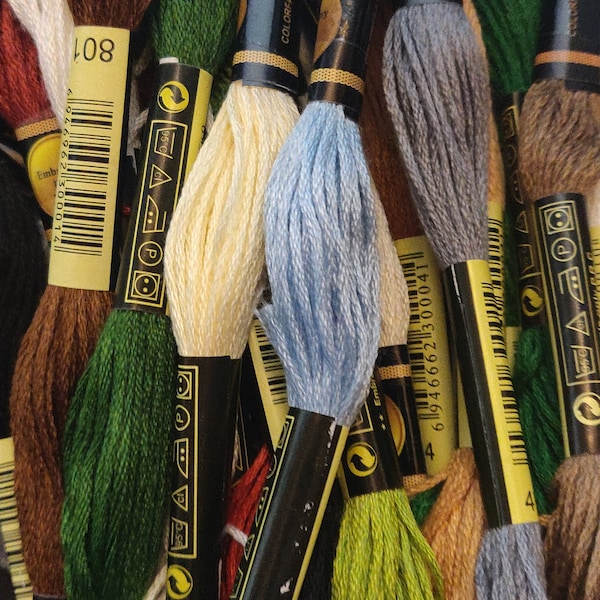 A Beautiful Vintage DMC Thread Box - Etsy