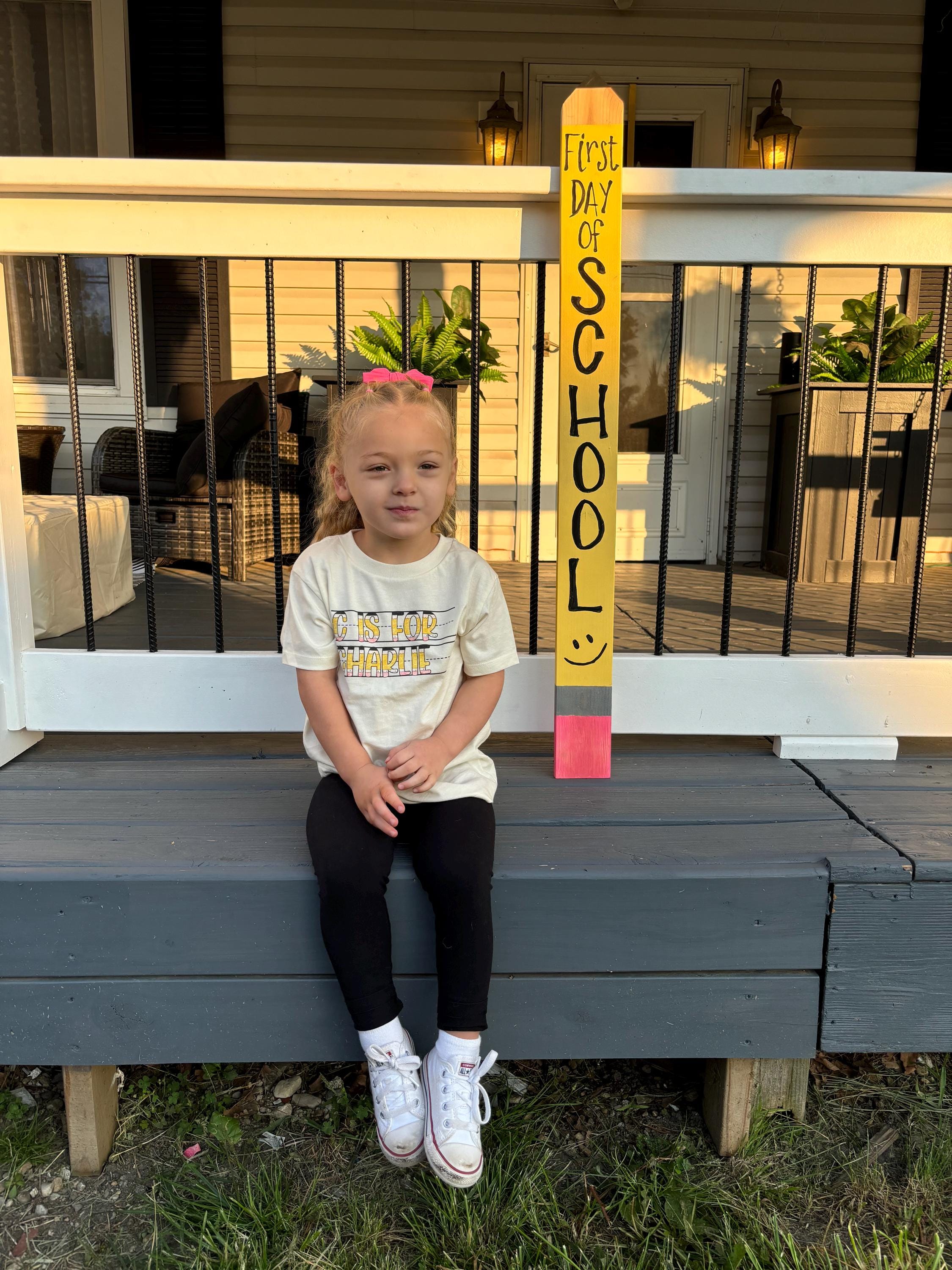 Back To School Kids Shirt, Custom Kids Name School Shirt, Custom Alphabet Pencil Kids Name Shirt, Cute Toddler School Outfit for Boys Girls