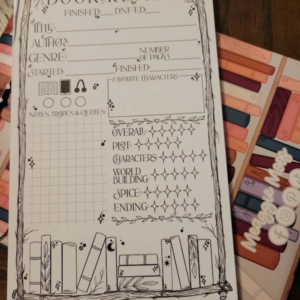 Book Review Notepad | 5