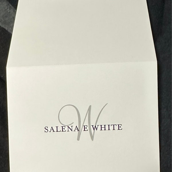 Monogram Initital Personalized Wedding Thank You Cards - Set of 10 With ...