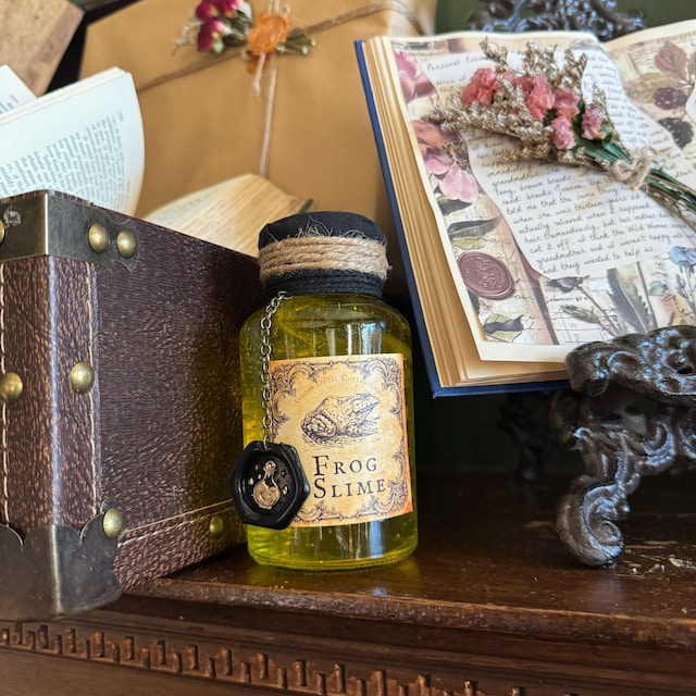 Générique Witchy Frog Apothecary Spice Jars, Handcrafted