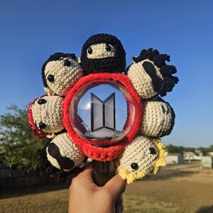 BTS Army Bomb Cover Crochet Pattern – Arirang Inspired Amigurumi