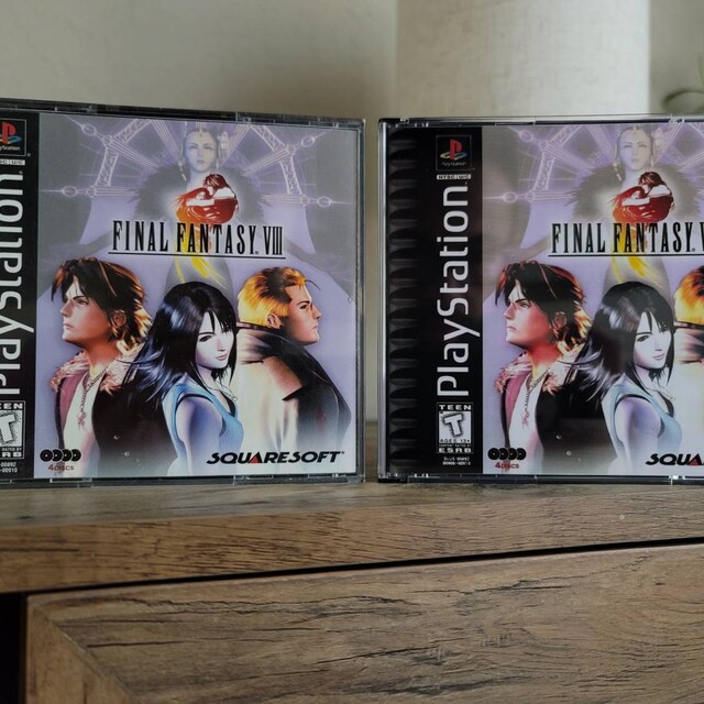 Final Fantasy VIII 8 Sur Playstation 1 PS1 - Boîte + Jeu Gravé - Notice Manquante