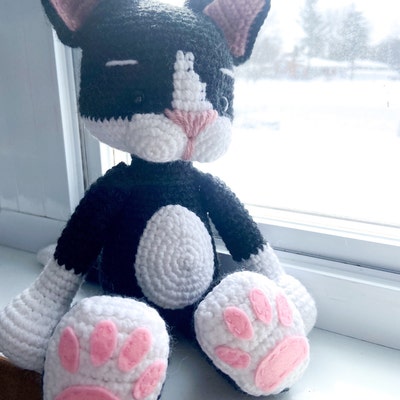 Amigurumi Cat PATTERN Cat Crochet Pattern Pdf Tutorial Tom the Cat - Etsy