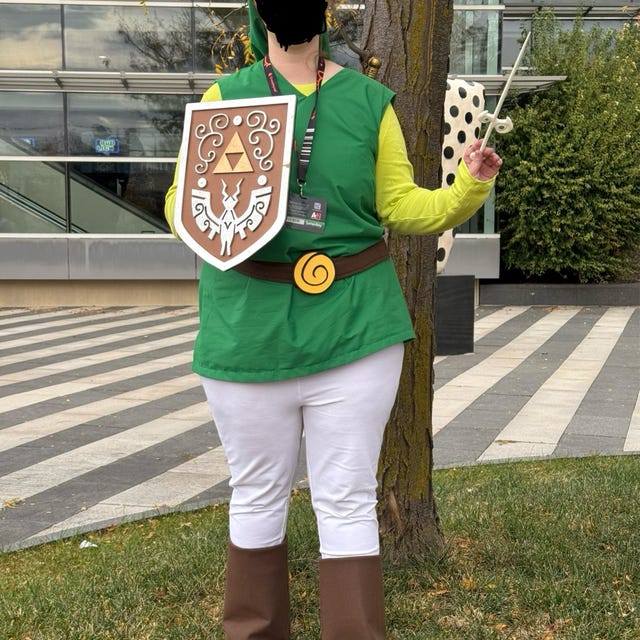 Toon Link Costume Wind Waker, Four Swords Custom Made to Your