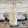 Wedding Cake Stand 14 Inch Cake Stand Rustic Wedding Decor White
