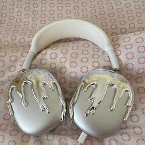 AIrPodsMax おまけてんこ盛り AirPods Max用クロームカバー：溶けるアイスクリーム型ケース
