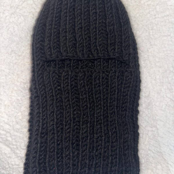 MSGM Women's Knitted Balaclava Black