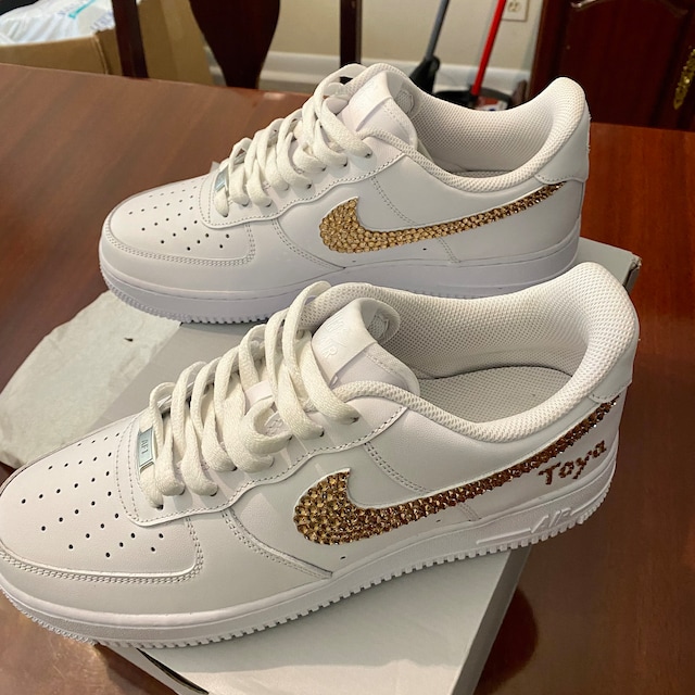 Nike Air Force 1 Low Shoes Bedazzled With Pearl Pearl Nike -  Finland