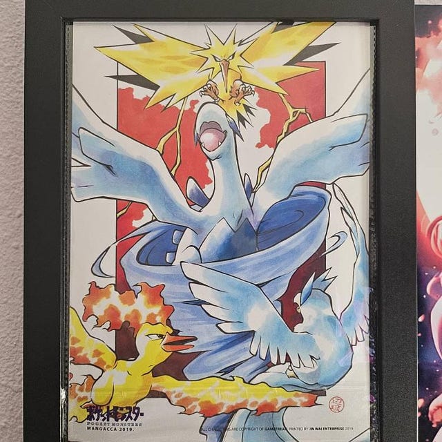 Pokémon 2000 Lugia & Kanto Trio A4 Printed Poster (FINAL RERUN) - Etsy