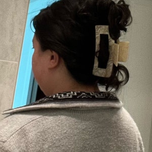 Jumbo Hair Claw XXL Matte Hair Claw Neutral Big Claw Clip - Etsy