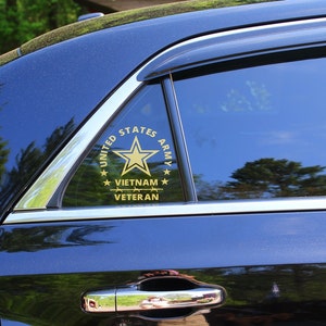 US ARMY Veteran Truck Slide Window Decal USA United States - Etsy