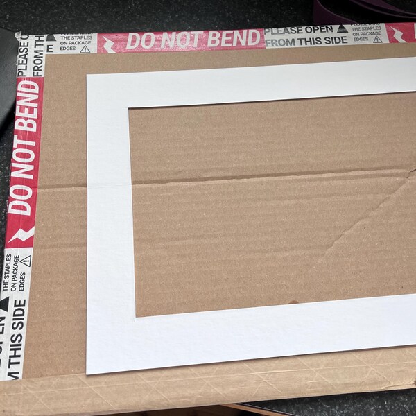 Off Center Custom Matboard Where You Specify Both the Exterior and ...