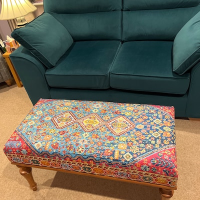 Rug Bench, Upholstered Bench, Sitting Bench, Piano Chair, Ottoman ...