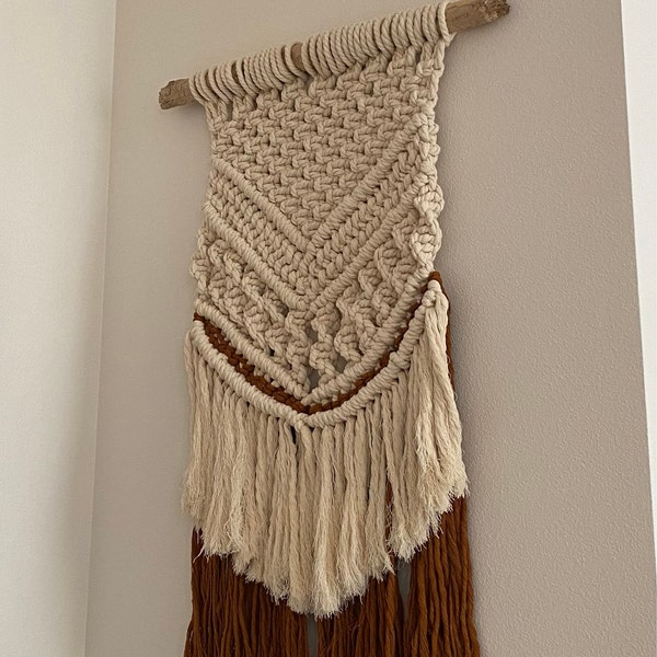 Macrame PATTERN - Written PDF and Knot Guide - Diy Macrame Wall Hanging ...