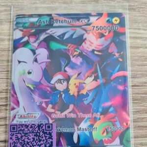 Ash Ketchum Gx pokemon card - Etsy 日本