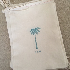 Destination Wedding Welcome Bags Palm Tree Welcome bags | Etsy
